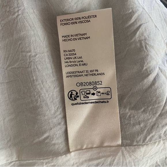 Anthropologie Maeve Black White Plaid Square-Neck Tie Strap Midi Dress Medium - Picture 16 of 16